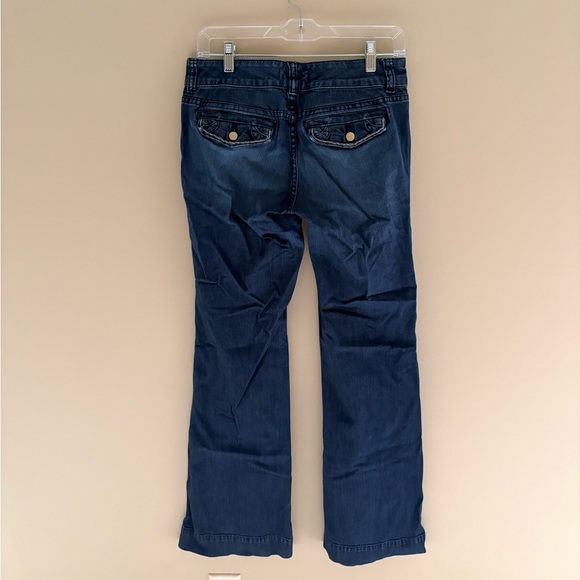 White House Black Market Dark Blue Bootcut Jeans - Picture 2 of 3